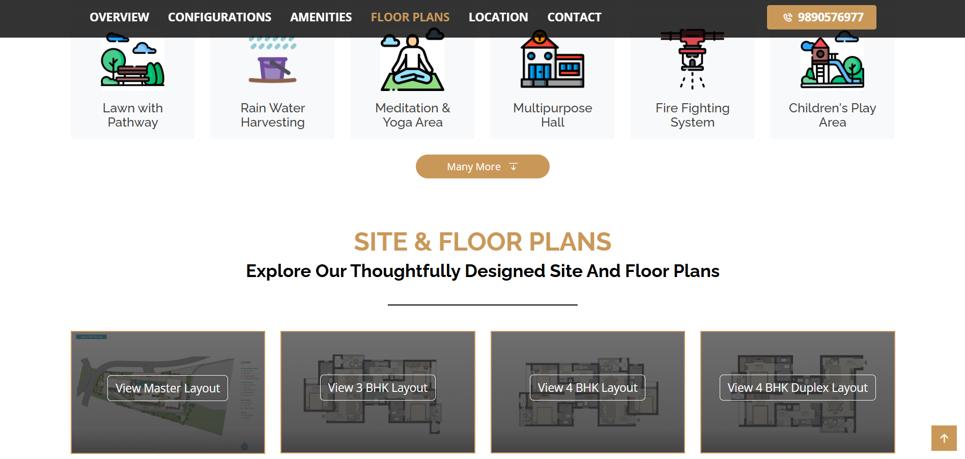 Real Estate Landing Page Project - Sobha Nesara